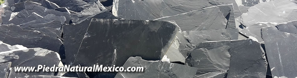 Piedra Laja Pizarra Negra de Puebla