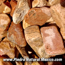 Laja Pizarra Negra Piedra Decorativa - Marmol Rojo Oaxaca